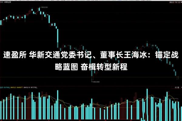 速盈所 华新交通党委书记、董事长王海冰：锚定战略蓝图 奋楫转型新程